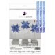 Marpa Jansen Fröbelsterne Transparentpapier, STERNENNACHT BLAU,115g, 60 Stück