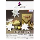 Marpa Jansen Fröbelsterne Transparentpapier, KRISTALLSTERNE,115g, 60 Stück