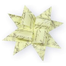Marpa Jansen Fröbelsterne Transparentpapier, SCHRIFTEN,115g, 60 Stück
