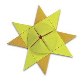Marpa Jansen Fröbelsterne DUO - COLOR gelb, 80g, 80 Stück