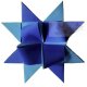 Marpa Jansen Fröbelsterne DUO - COLOR blau, 80g, 80 Stück