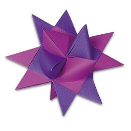 Marpa Jansen Fröbelsterne DUO - COLOR lila / pink, 80g, 80 Stück