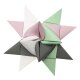 Marpa Jansen Fröbelsterne, 1,5 x 45cm, mint / rose / weiss / altgrau sortiert 130g, 80 Stück