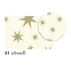 Marpa Jansen Set Faltblätter Tonzeichenpapier GOLDENE STERNE altweiss 15 x 15cm, 130g, 32 Blatt