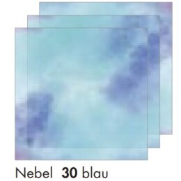 Marpa Jansen Set Faltblätter Transparentpapier NEBEL blau 15 x 15cm, 115g, 32 Blatt