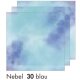 Marpa Jansen Set Faltblätter Transparentpapier NEBEL blau 15 x 15cm, 115g, 32 Blatt