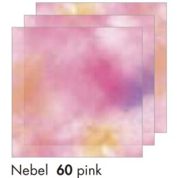 Marpa Jansen Set Faltblätter Transparentpapier NEBEL pink15 x 15cm, 115g, 32 Blatt