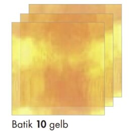 Marpa Jansen Set Faltblätter Transparentpapier BATIK gelb15 x 15cm, 115g, 32 Blatt