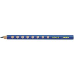 Bleistift GROOVE Jumbo Graphit B blau, 1 Stück