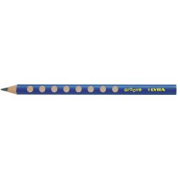 Lyra Bleistift GROOVE Jumbo Graphit B blau, 1 Stück