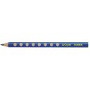 Lyra Bleistift GROOVE Jumbo Graphit B blau, 1 Stück